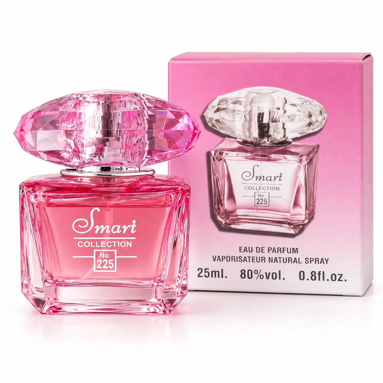 نمای جلوی عطر زنانه اسمارت کالکشن شماره 225 با جعبه