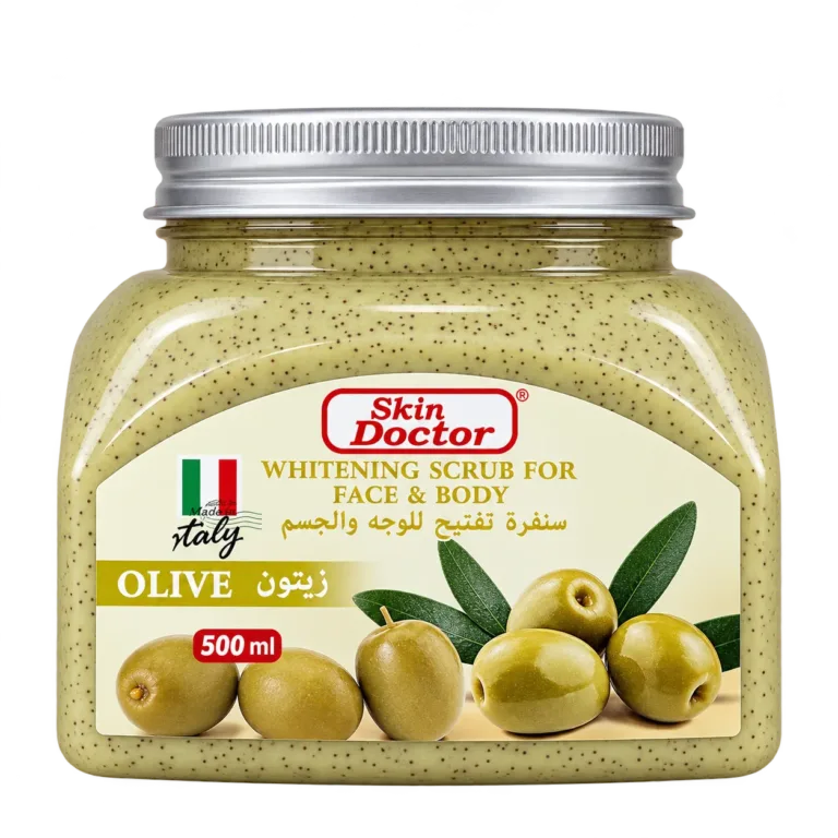 اسکراب صورت و بدن عصاره زیتون دکتر اسکین
